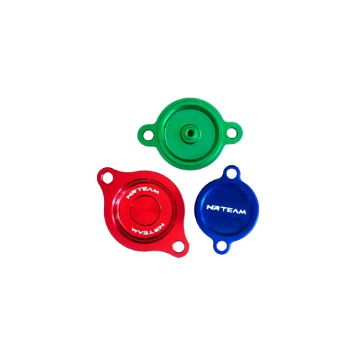 Oil filter cover Husaberg 501 FE (13) blue - NRTeam DS94.0015B