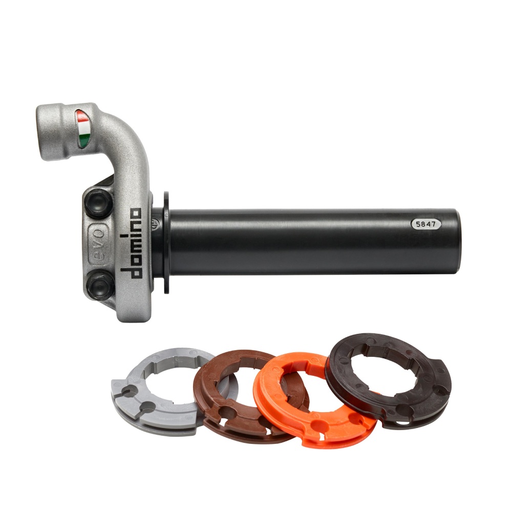 Throttle Domino 4T KRK EVO grey without grips 5214.03-01