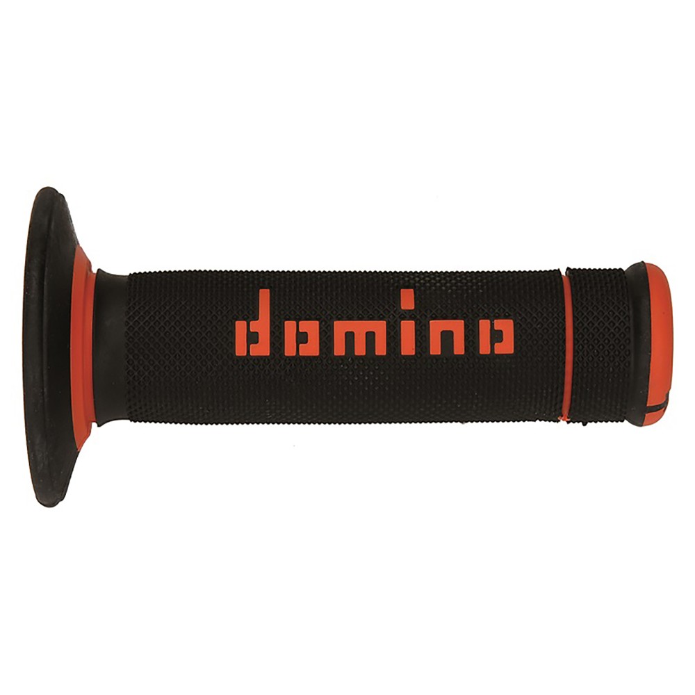 Pair of Grips off-road Domino A190 X-Treme - black orange