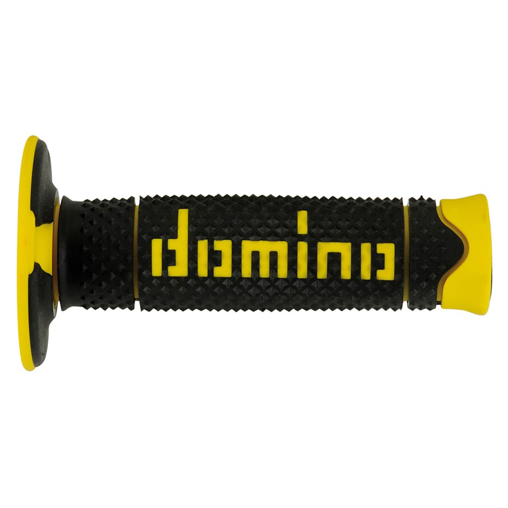 Pair of Grips Domino A260 - black yellow A2604740A7