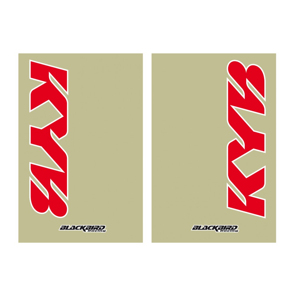 Kit sticker for Kayaba fork guard with transparent background BL-5045K