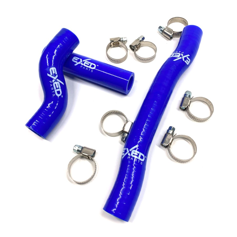 Radiator hoses Husqvarna 250 TC (17-18) blue - Exed E-SH-K1-B