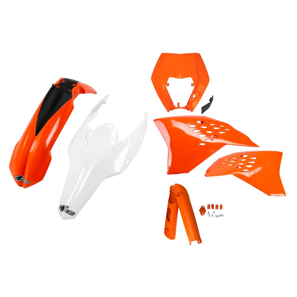 Plastics kit KTM 200 EXC (11) - colour OEM KTKIT520F-999W