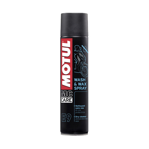 Silicone cleaner spray Motul E9 Wash e Wax - 400 ml