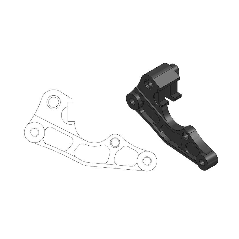 Spacer Yamaha YZ 250 F (05-06) front 270 mm - Moto Master MM-211049