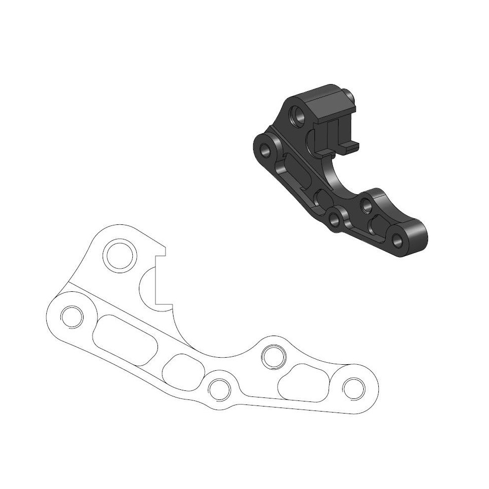 Spacer Beta RR 480 (15-25) front 270 mm - Moto Master MM-211079