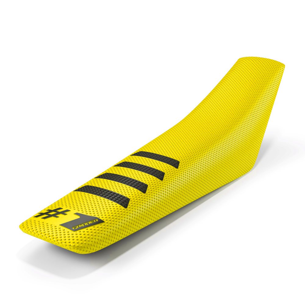 Universal seat cover Onegripper - Ribbed yellow and black