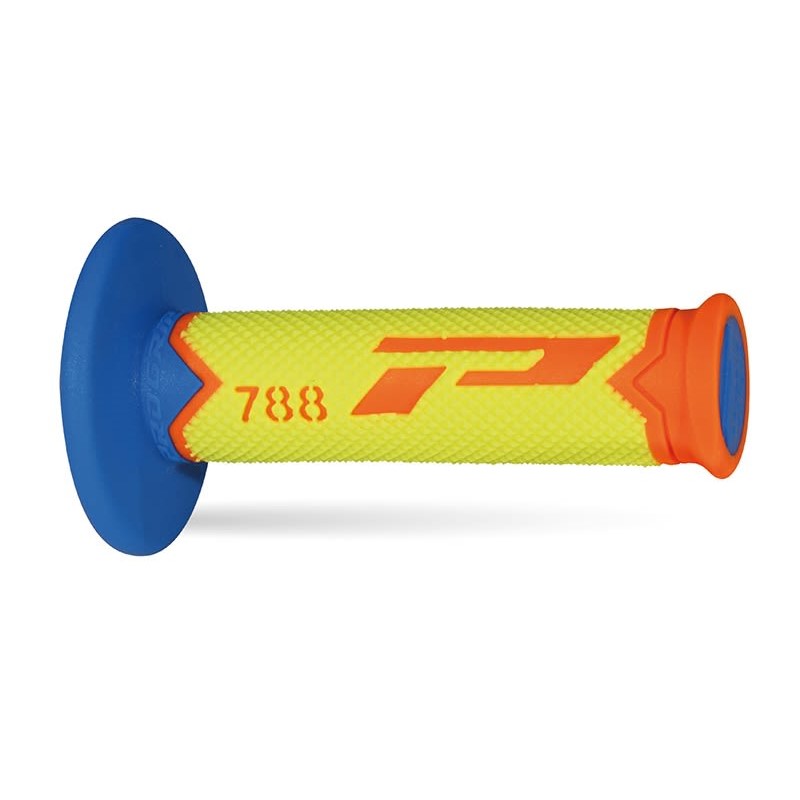 Pair of Grips off-road Pro Grip 788 - neon orange neon yellow light blue