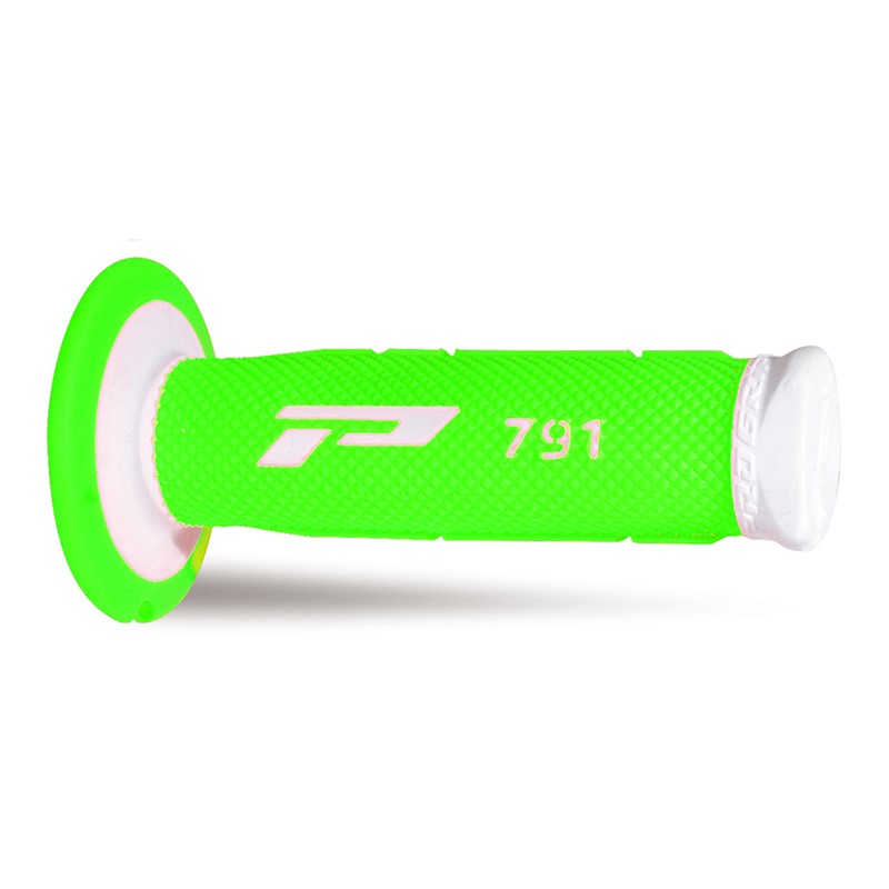 Pair of Grips off-road Pro Grip 791 - white neon green