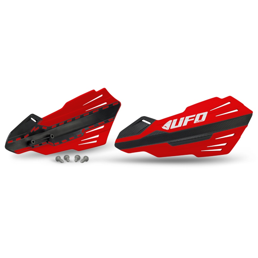 Pair of handguards UFO MERCURY for lever mounts red PM01677-062