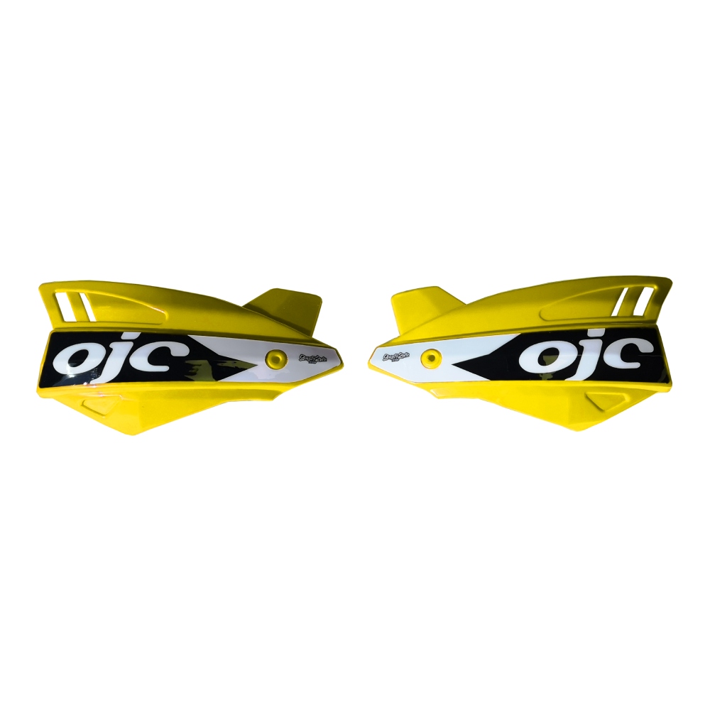 Pair of handguards OJC SHARK universal yellow