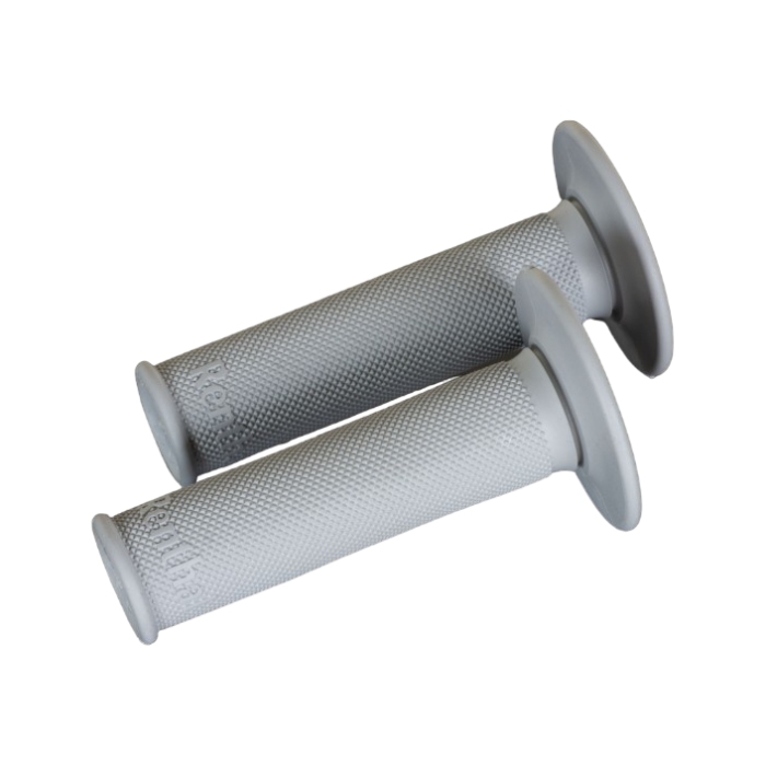 Pair of Grips off-road Renthal Original Full Diamond Soft - grey chiaro R-G089