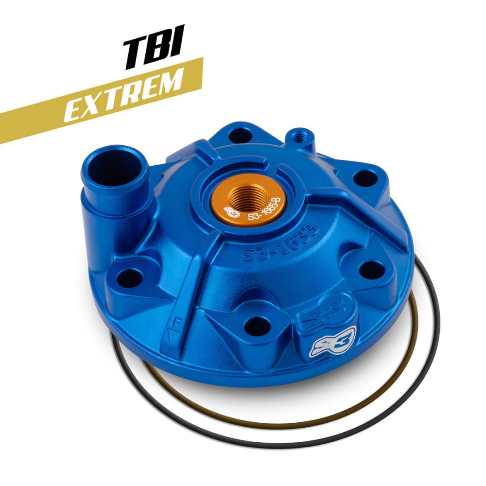 Cylinder head S3 Husqvarna 300 TE (24-27) - Extreme blue XTR-163-300-U